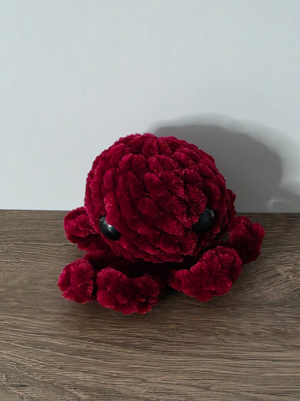 Mini Octopus Plushie w/ Black Eyes