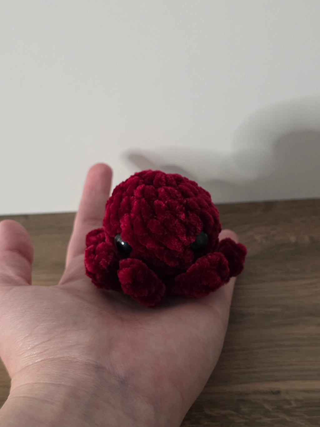 Mini Octopus Plushie w/ Black Eyes