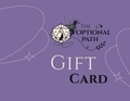 La tarjeta de regalo de Optional Path