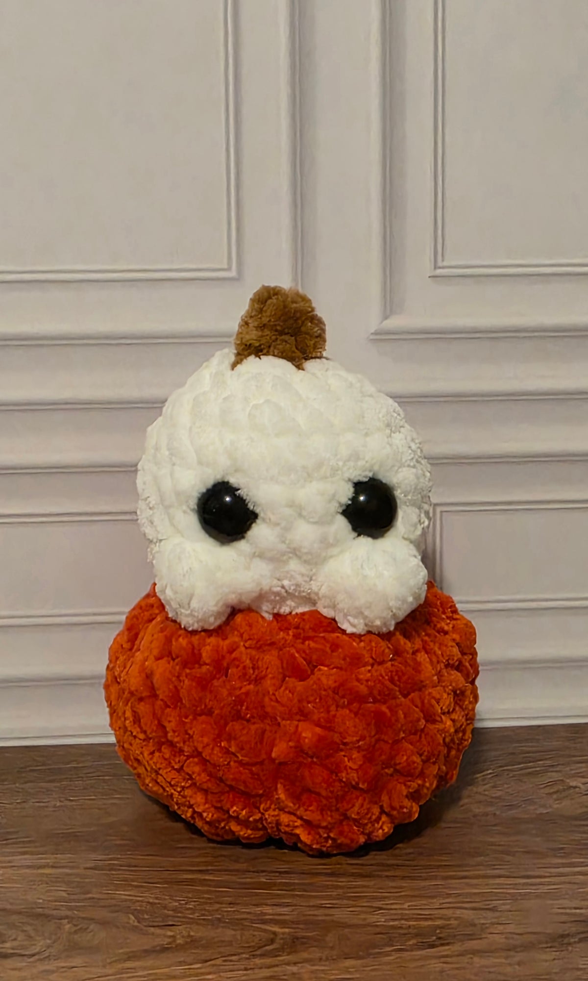 Ghost in a Pumpkin Plushie